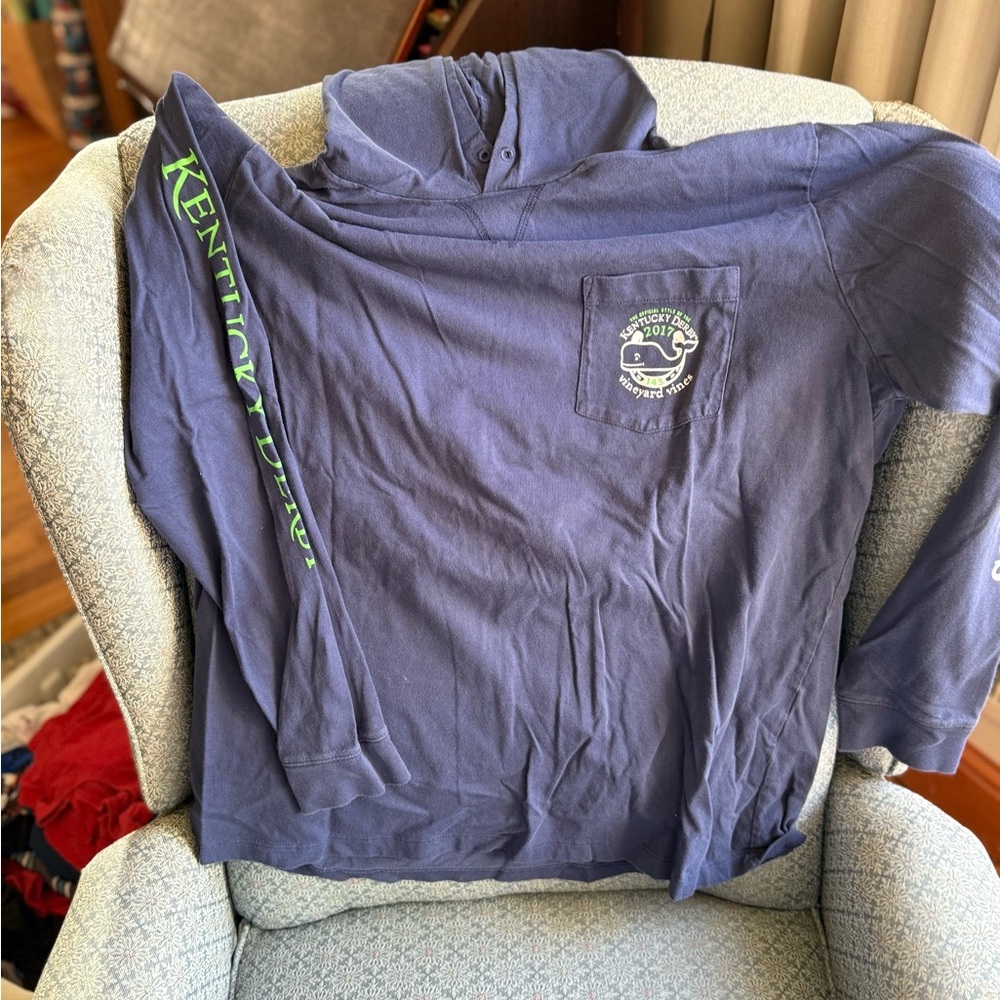 Vineyard Vines Navy Long Sleeve Hoodie